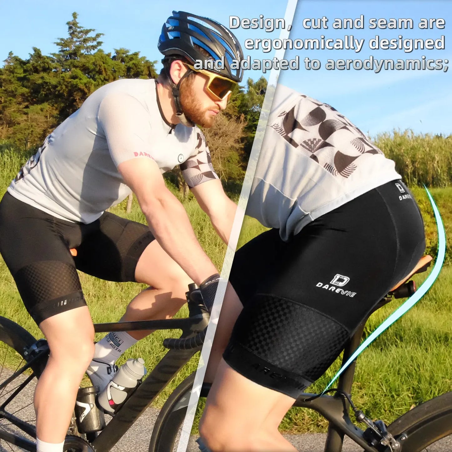 Calções Gel Ciclismo 6H